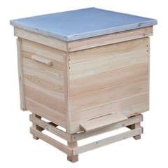 Dadant Blatt Trogbeute aus Kiefernholz, ohne Honigraumzarge