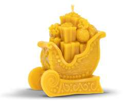 Silikonform - SCHLITTEN MIT GESCHENKEN